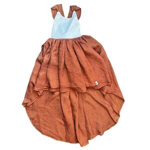 Mella Stitched Daisha Autumn Hi Lo Dress sz 6